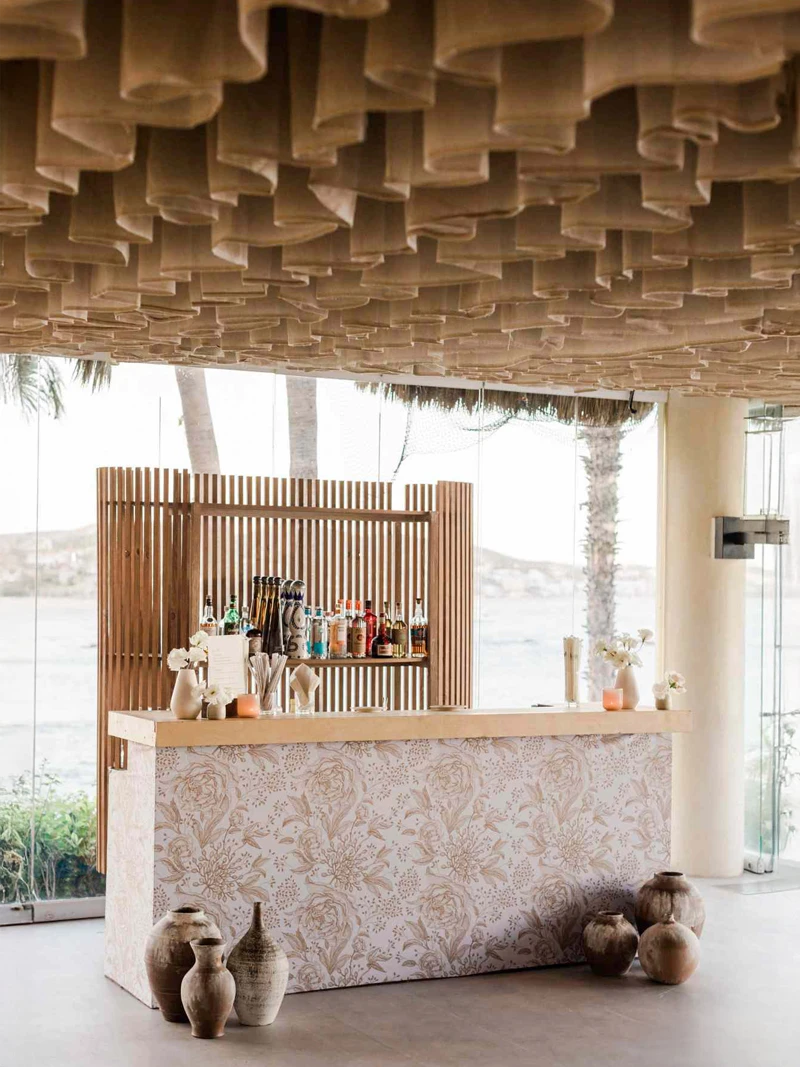Elegant high-end event draping and fabric ceiling execution