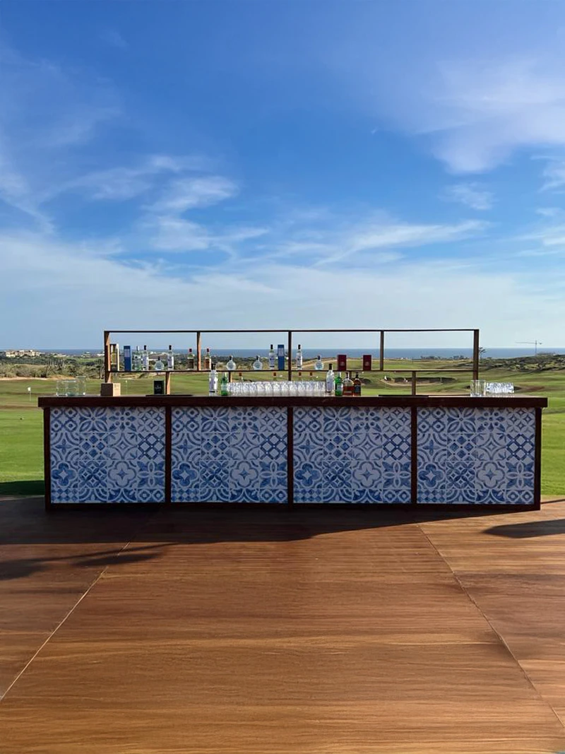 Ground support and heavy rigging installation for coastal wedding ceremonies